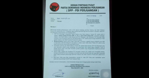 Panasbung Bisa Gila, Ternyata HMP pada Ahok Bakal Gagal Total Karena Surat Ini
