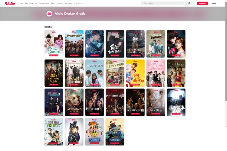 List Website Drakor Gratis Legal