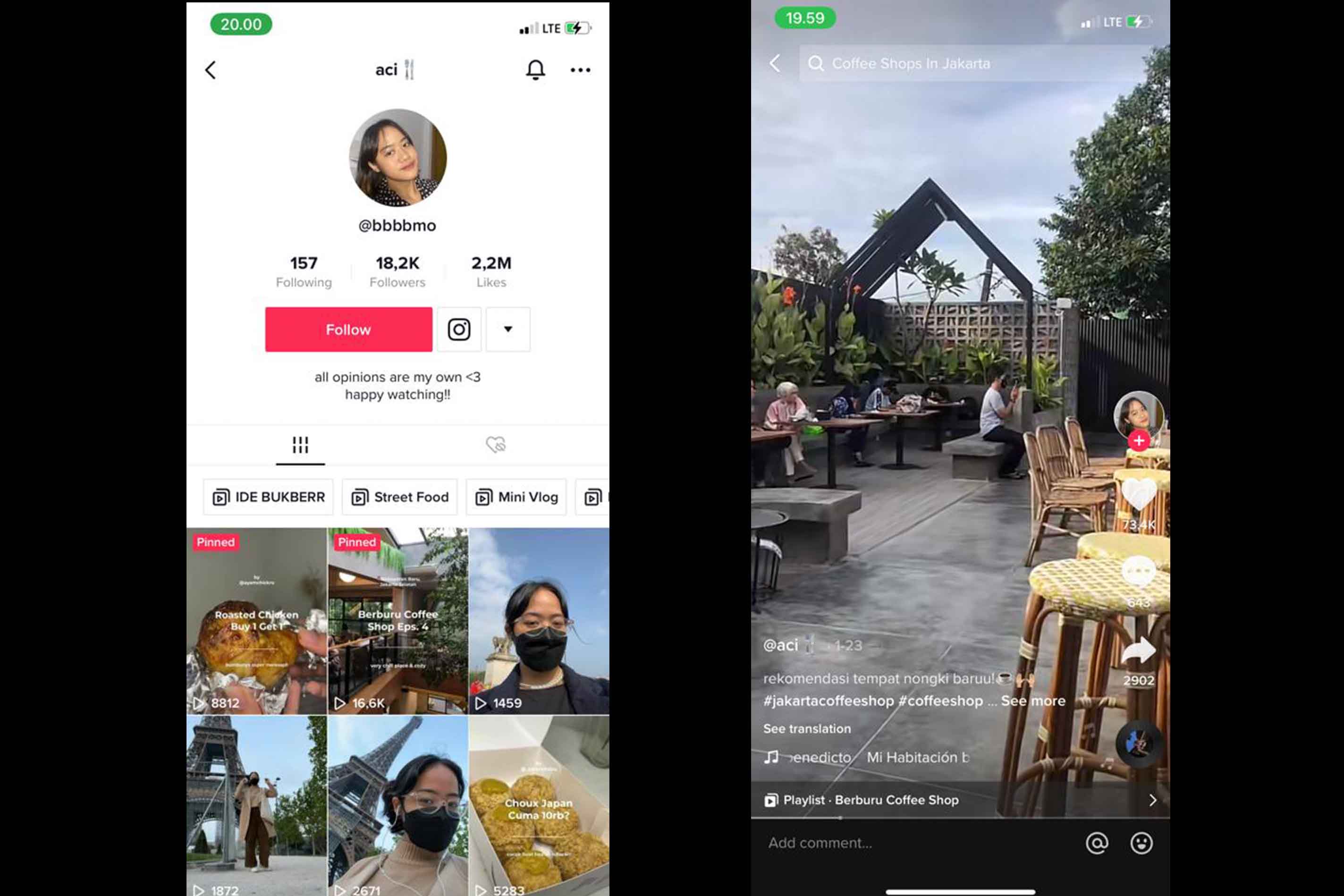 Sering Bingung Mau Ke Mana? Berikut Akun TikTok yang Banyak Kasih Rekomendasi Cafe!