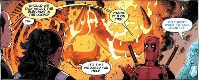 7 Tingkah paling absurd Deadpool yang tidak pernah hadir di film