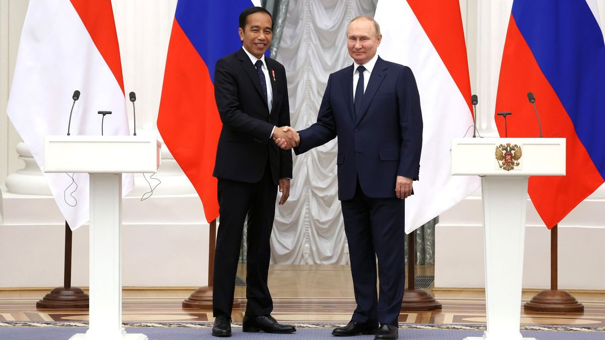 Putin Telepon Jokowi: Rusia Apresiasi Presidensi Indonesia Konstruktif Depolitisasi
