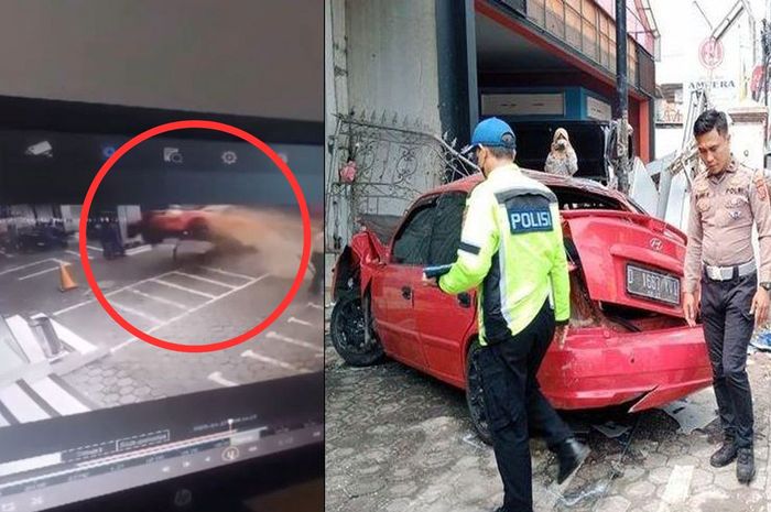 Innalillahi, Juru Parkir Meninggal Ditabrak Hyundai Avega Melayang di Jatinangor