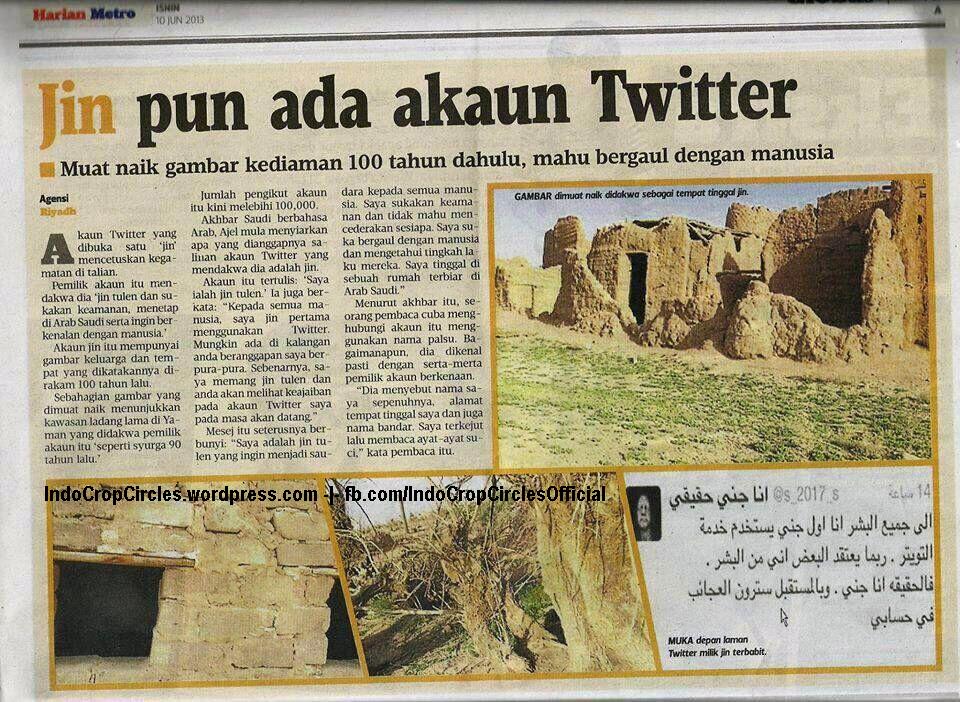 Heboh, Jin Memiliki Twitter Di Arab !