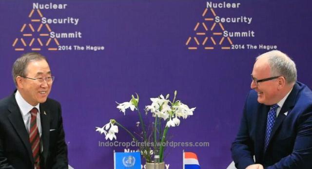 Heboh Pin &quot;Illuminati&quot; Para Pemipin Dunia di Konfrensi Nuklir 2014