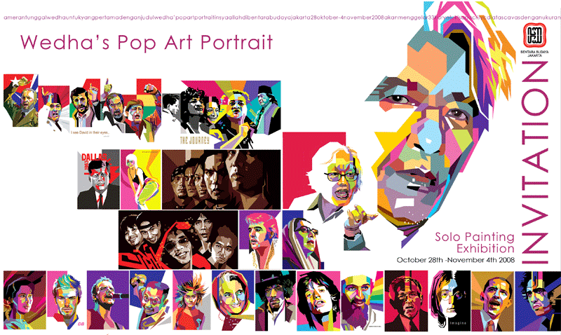 Seniman2 Ini Terkenal Karna Karya Seni Pop-artnya