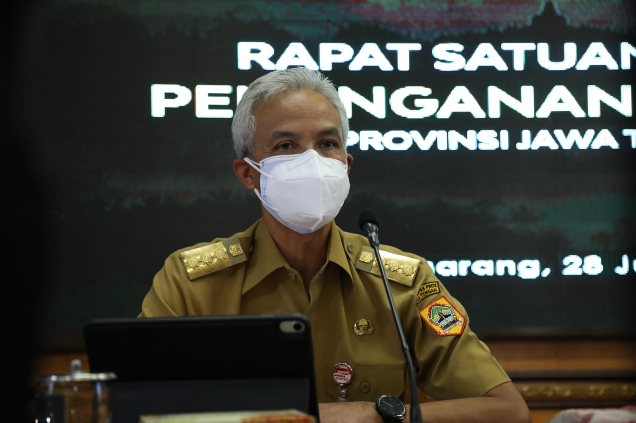 25 Daerah di Jateng Zona Merah, Ganjar Perintahkan 7.000 RT Lockdown!