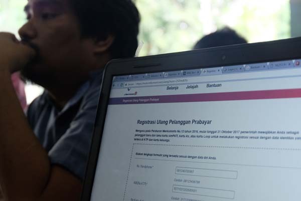 Nantinya registrasi kartu perdana hanya dapat dilakukan digerai atau mitra