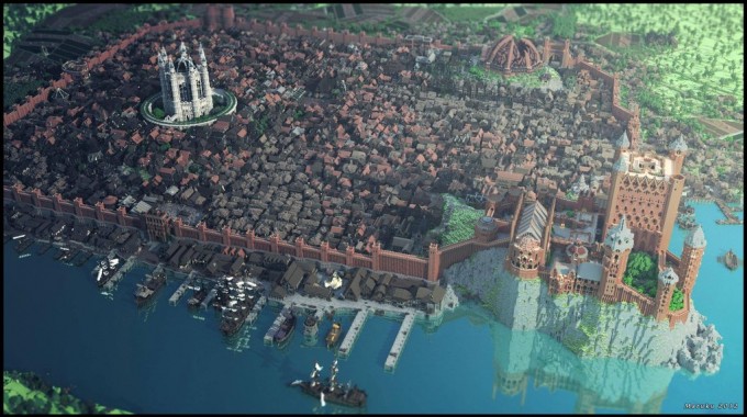 &#91;PIC&#93; Hasil kreasi di game &quot;Minecraft&quot; yang bakal bikin agan bilang &quot;ANJRIT KEREN!!!&quot;