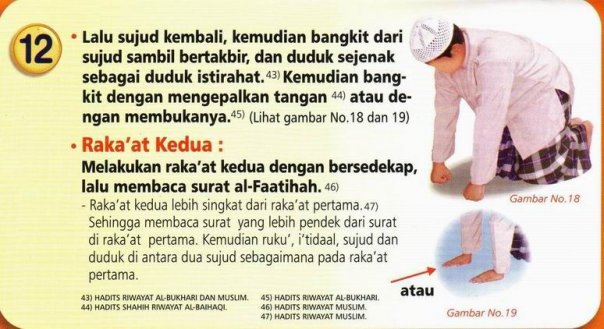 Tata Cara Sholat Rasulullah + GAMBAR