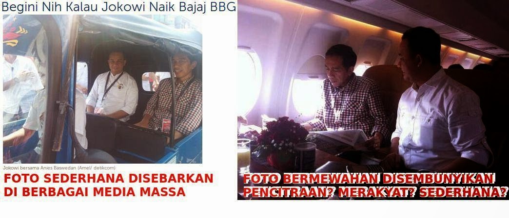 Foto2 Jokowi: Sederhana atau Sandiwara?