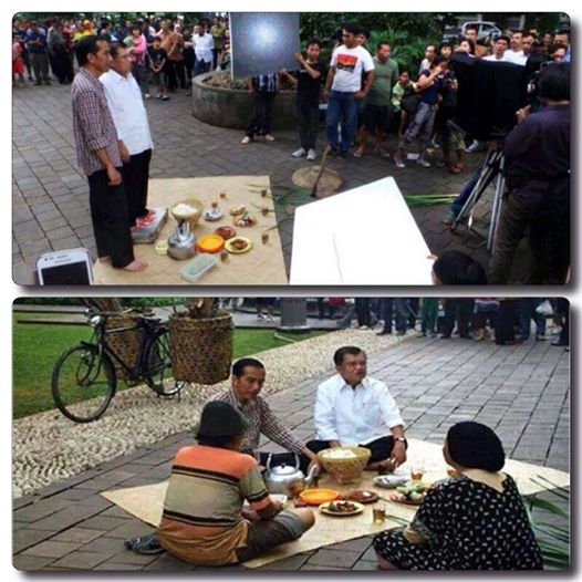 Foto2 Jokowi: Sederhana atau Sandiwara?