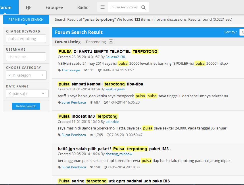 2x PULSA INDOSAT TERPOTONG GA JELAS