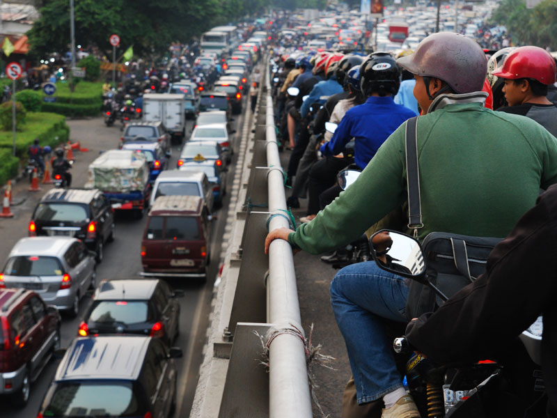 &#91;HOT+PICT&#93; Potret Suasana Kota Jakarta di Hari Raya Idul Fitri