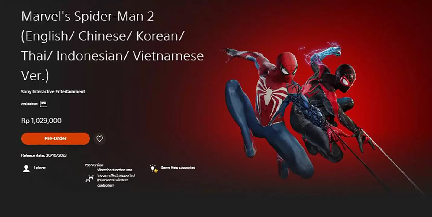 Marvel’s Spider-Man 2 Akan Hadir dengan Bahasa Indonesia!
