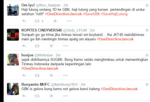 &#91;Timnas&#93; Ketika #OneDirectionJancuk Jadi Trending Topic