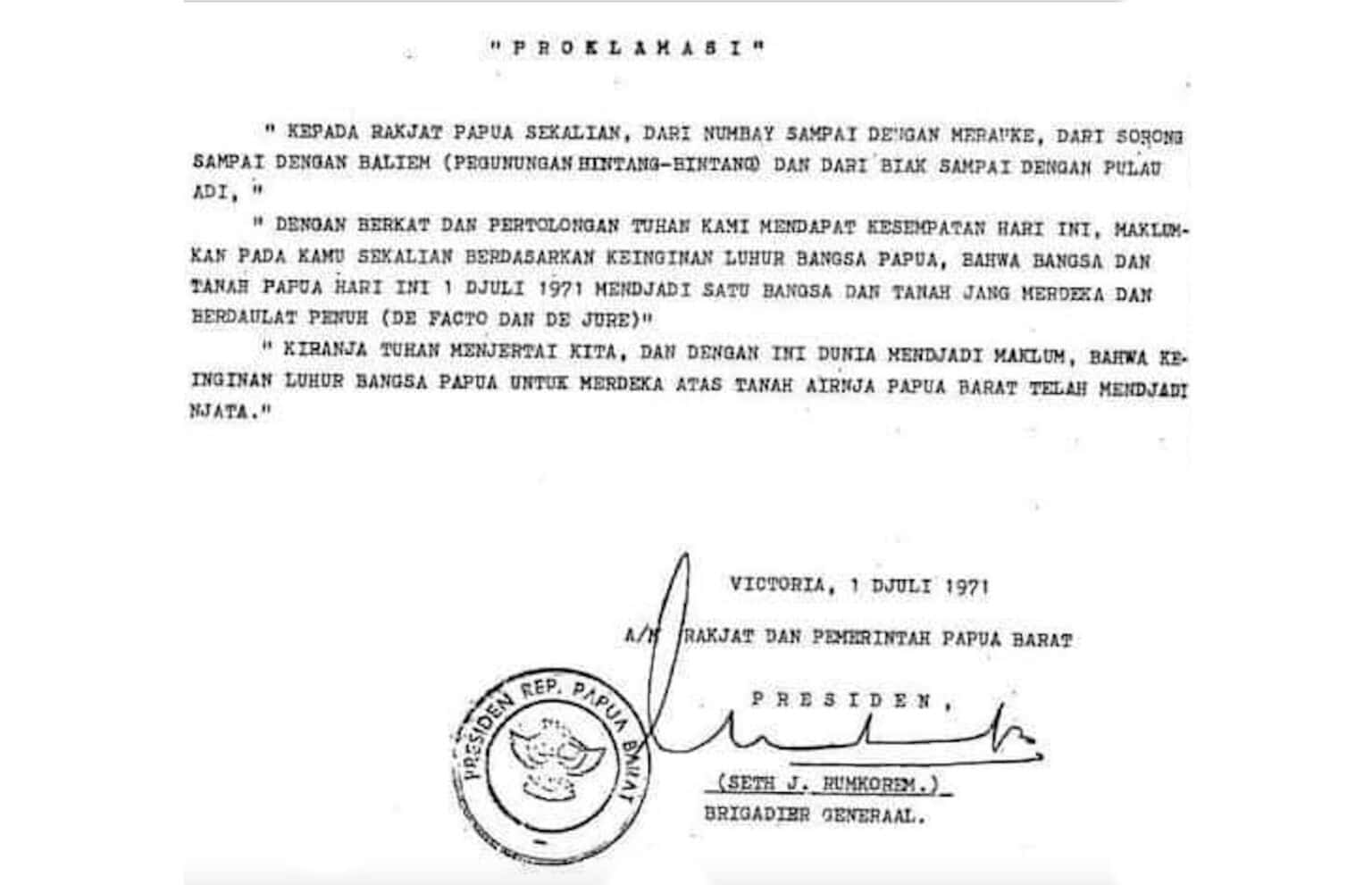 Peringatan 53 tahun Proklamasi Kemerdekaan Papua Barat digelar di Papua dan Yogya