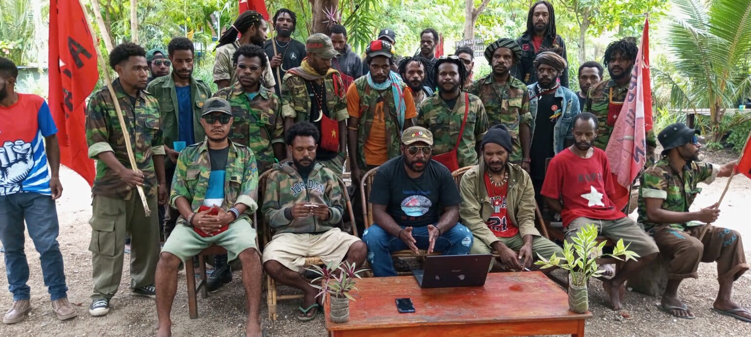 knpb-imbau-rakyat-papua-kibarkan-bendera-hitam-pada-15-agustus-2025