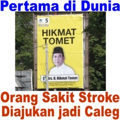 Pertama di Dunia, Orang Sakit Stroke Diajukan jadi Caleg