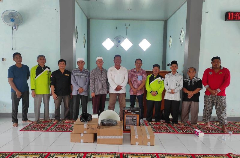 Dewan Masjid Indonesia (DMI) Katingan Salurkan Bantuan Pengeras Suara