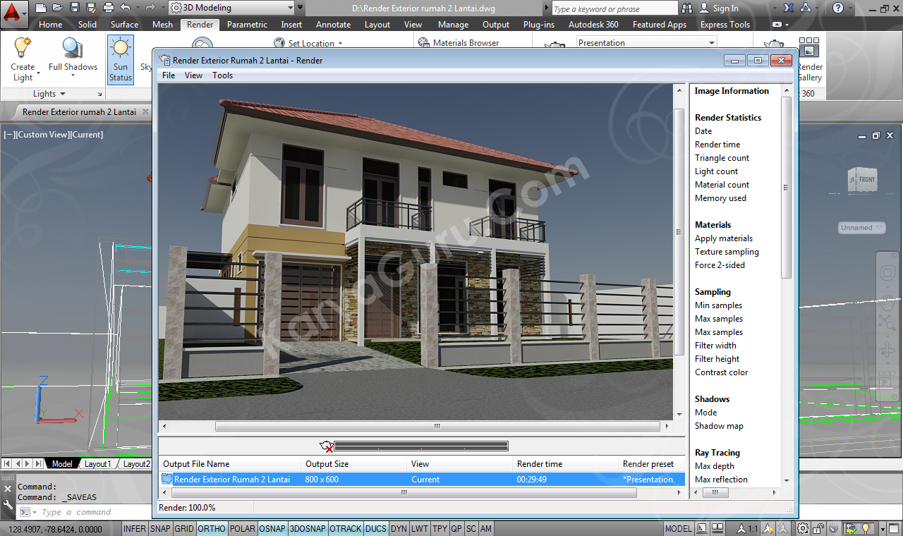 Terjual Training AutoCAD 2D 3D Rendering Page3 KASKUS