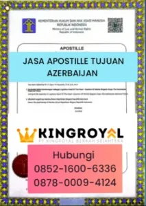JASA APOSTILLE TUJUAN AZERBAIJAN