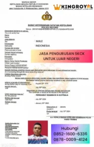 JASA PENGURUSAN SKCK UNTUK LUAR NEGERI