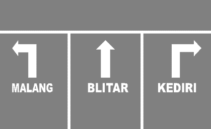 Macam Bentuk dan Fungsi Marka Lalulintas