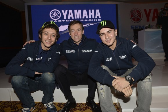 Video: Lorenzo-Rossi Resmikan Logo Baru Yamaha di Jakarta