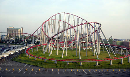 7 Roller Coaster Paling Seram di Dunia! Berani Coba?