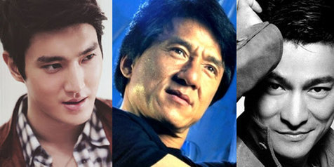 Choi Siwon Foto Lucu Bareng Jackie Chan - Andy Lau