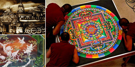 &#91;HOT INFO..!!&#93; Seni Lukis Pasir Biksu Tibet Paling Rumit Di Dunia