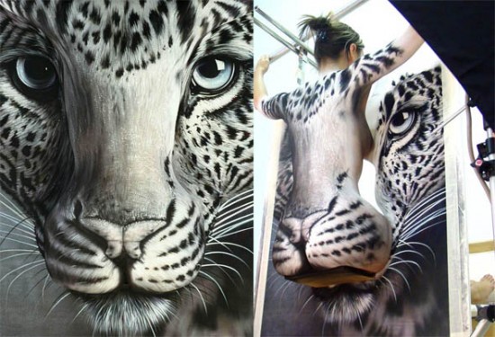 Siap-siap agan terpesona oleh ilusi body painting ini!