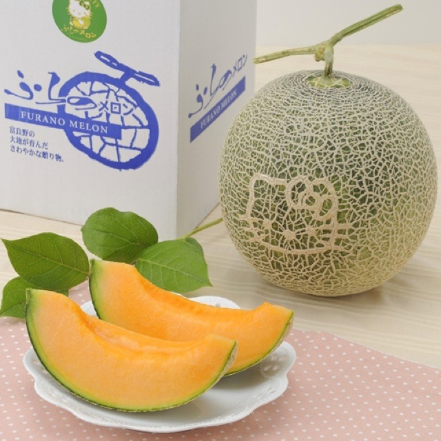 Unik, Melon Hello Kitty Furano dari Jepang