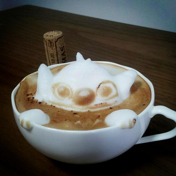 &#91;PIC&#93; Latte Art Seni 3D di atas Cangkir Kopi