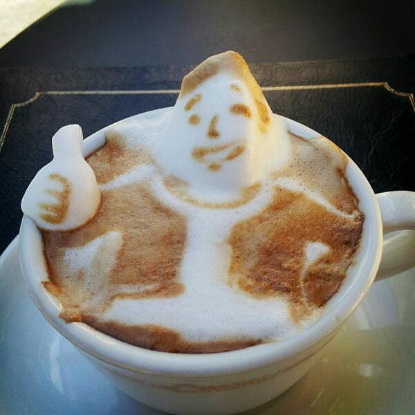&#91;PIC&#93; Latte Art Seni 3D di atas Cangkir Kopi