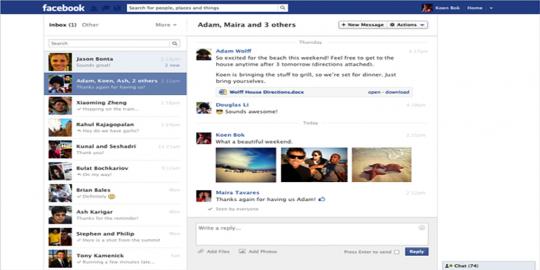 Kirim pesan lewat Facebook harus bayar?