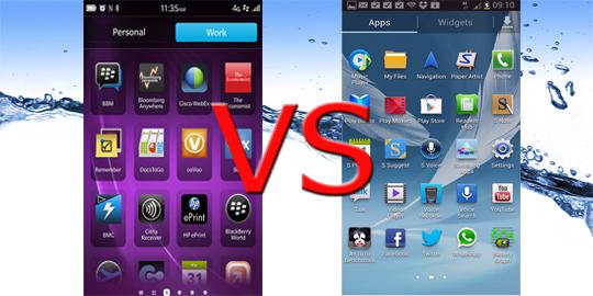 Keunggulan Yang Hampir Sama Antara BB 10 & Android