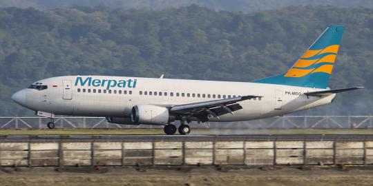 Merpati jadi salah satu maskapai terburuk di dunia