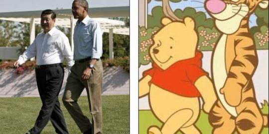 China sensor tokoh kartun Winnie The Pooh karena mirip presiden