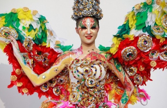 Festival Body Painting Korea Selatan Yang Penuh Fantasi (Agak BB)