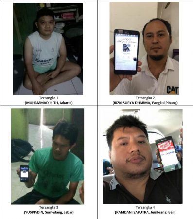 Bareskrim Tangkap Empat Anggota Muslim Cyber Army