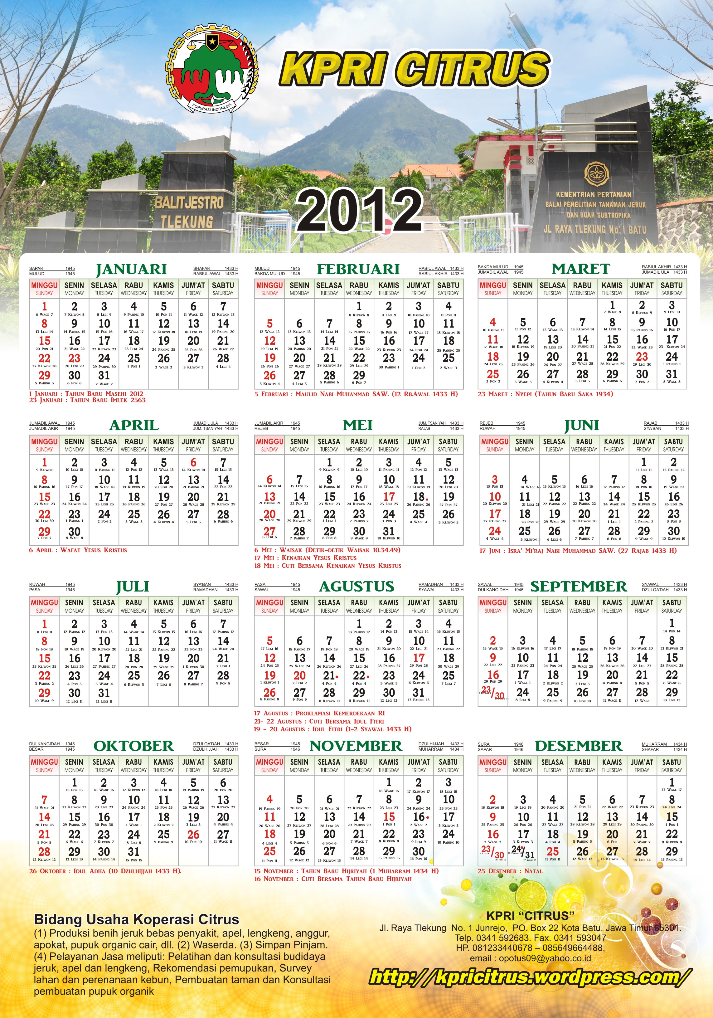 kalender bali 2014