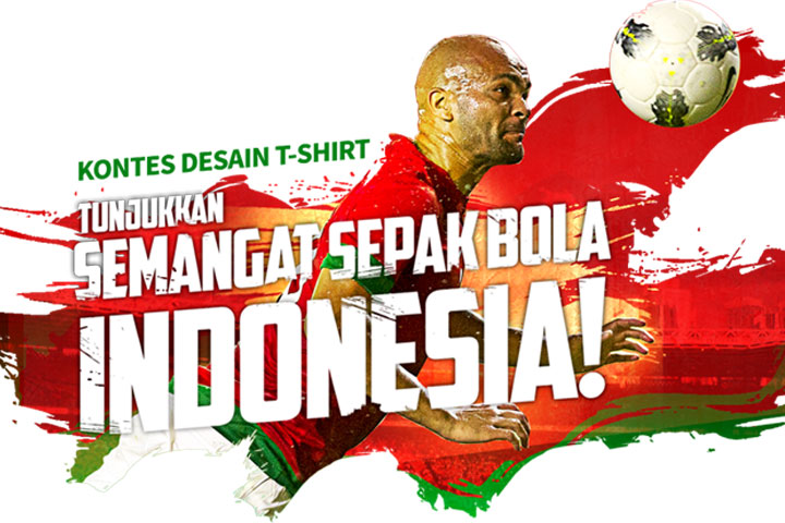 ayo ikut kompetisi desain Tsirht KREAVI CHALLENGE 4: semangat sepak bola Indonesia