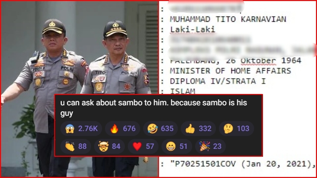 Berulah Lagi, Bjorka Bocorkan Data Tito Karnavian, Sebut ‘Sambo is His Guy’