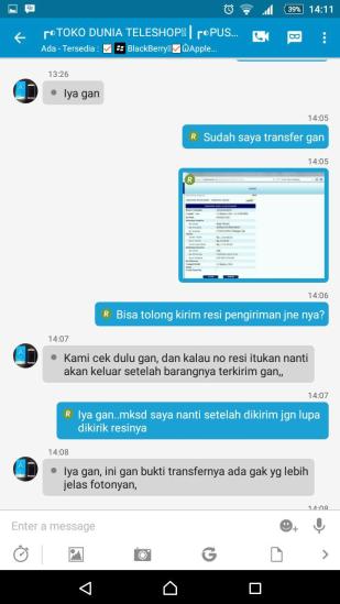 &#91;SERU&#93; Ngerjain Penipu Online via BBM 