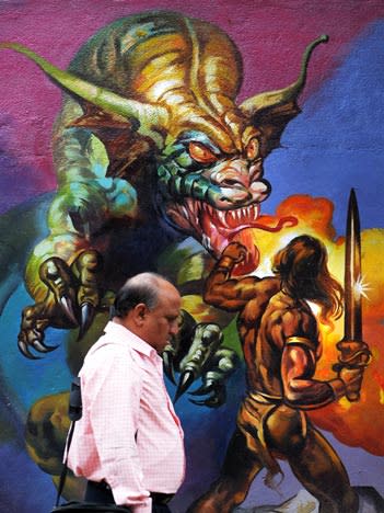 Warna-warni Mural di Jalanan India