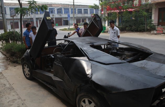 Lamborghini Rakitan dari Besi Bekas