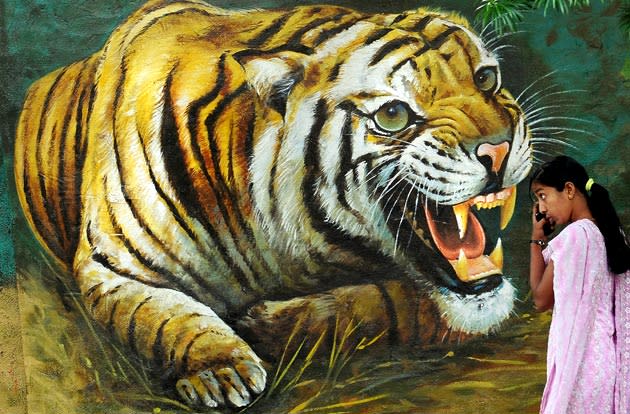 Warna-warni Mural di Jalanan India