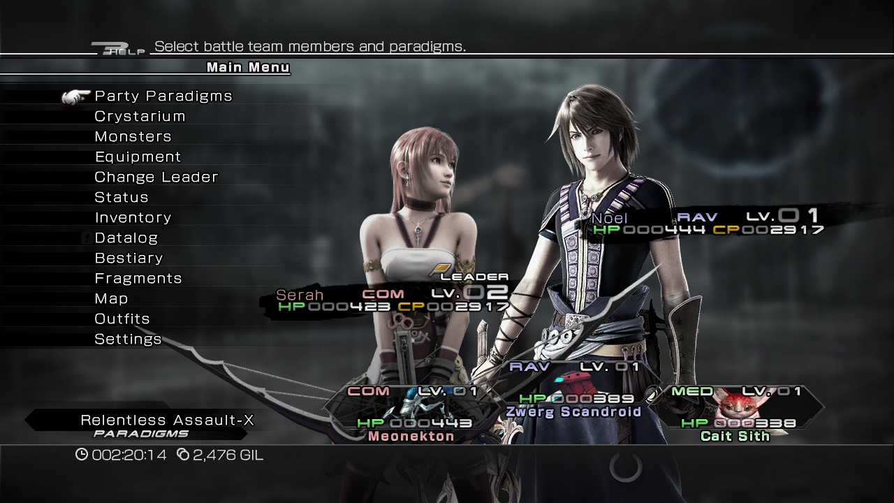 &#91;Official Thread&#93; Final Fantasy XIII-2 &#91;PC&#93;