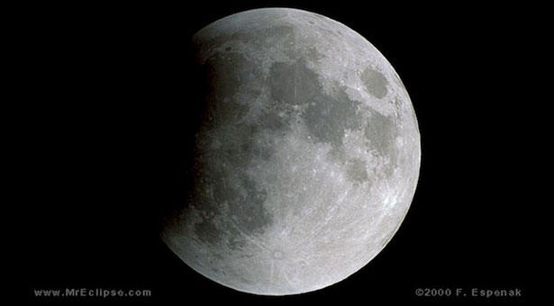Gerhana Bulan Sebagian 26 April 2013